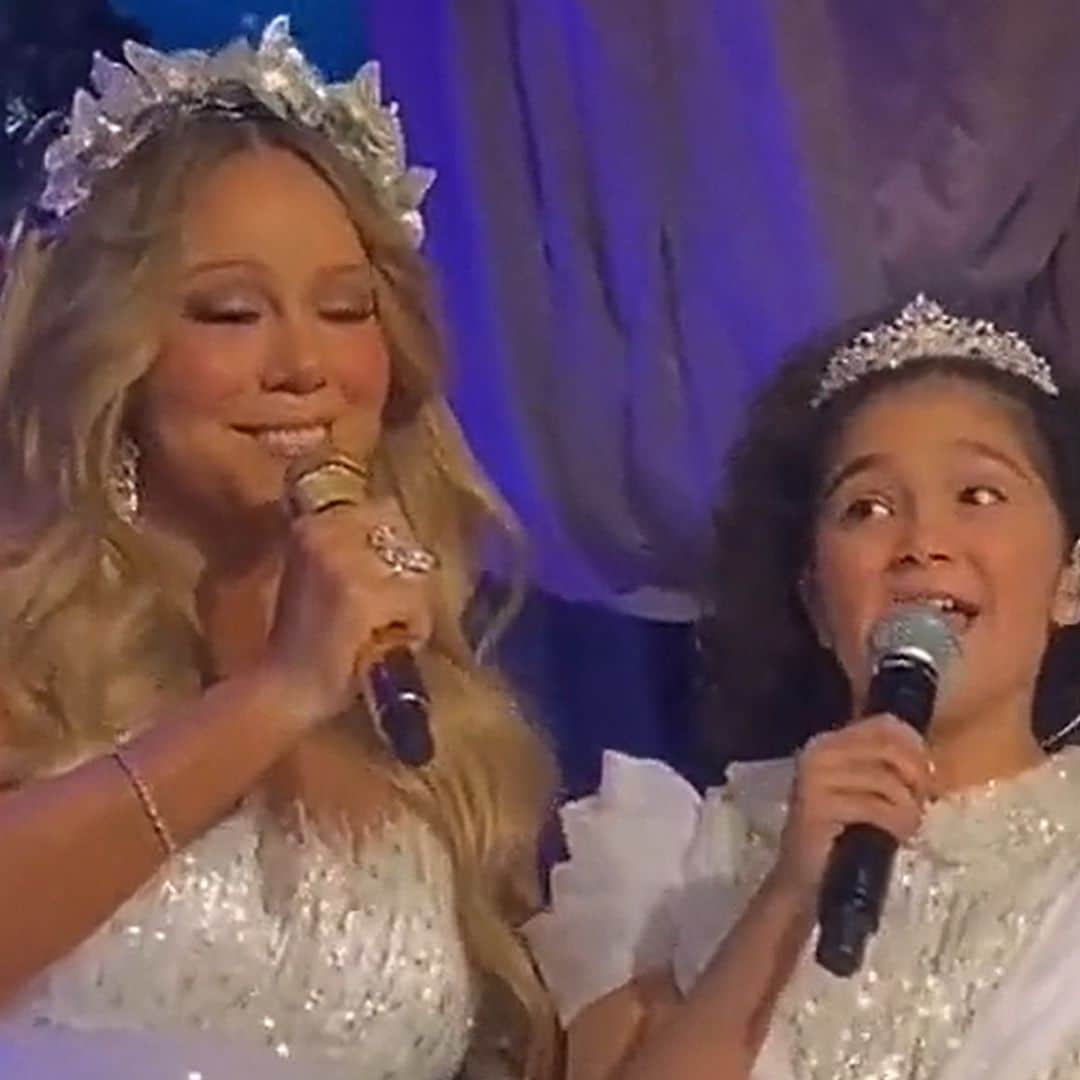 Mariah Carey sorprende al público durante un concierto con un dúo junto a su hija Monroe