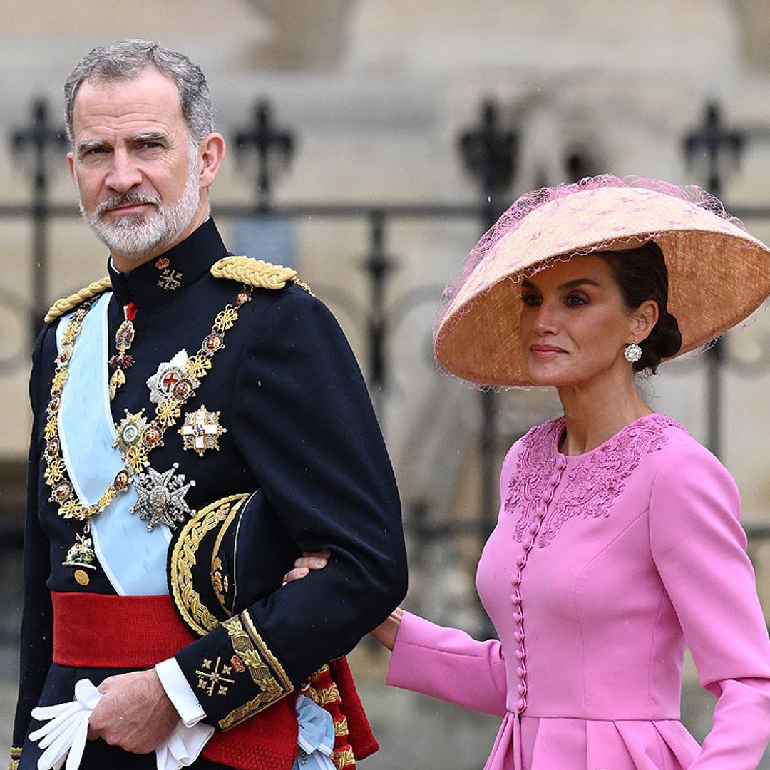 Los Reyes Felipe y Letizia acuden a Westminster para la ceremonia de coronación de Carlos III