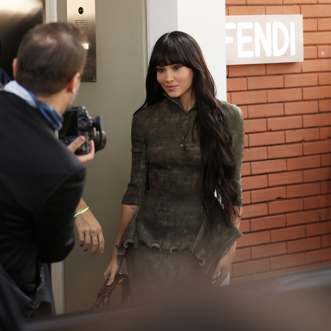 Aitana en el desfile de Fendi Primavera/Verano 2026 en Milan fashion week