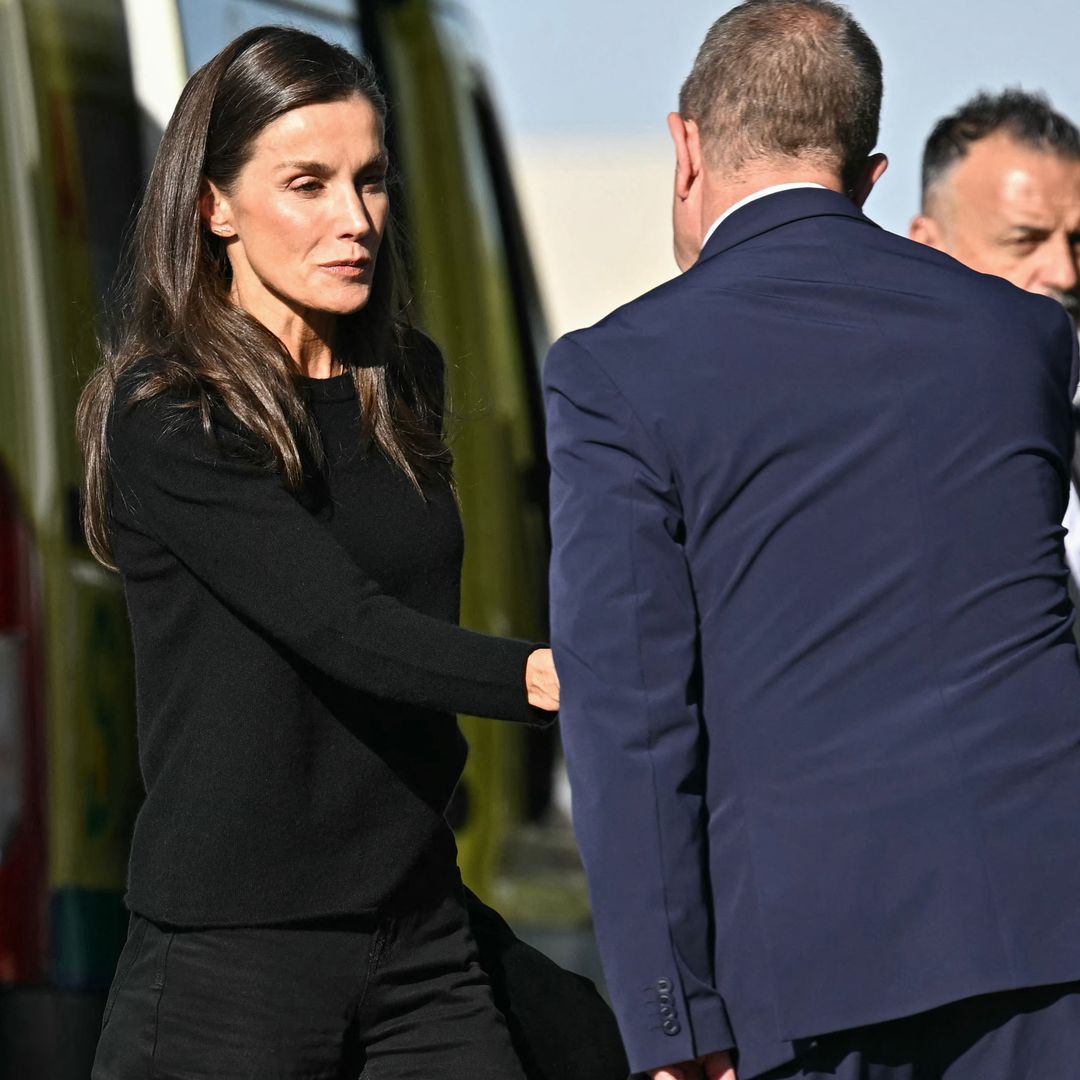 La reina Letizia a su llegada al Hospital de Toledo