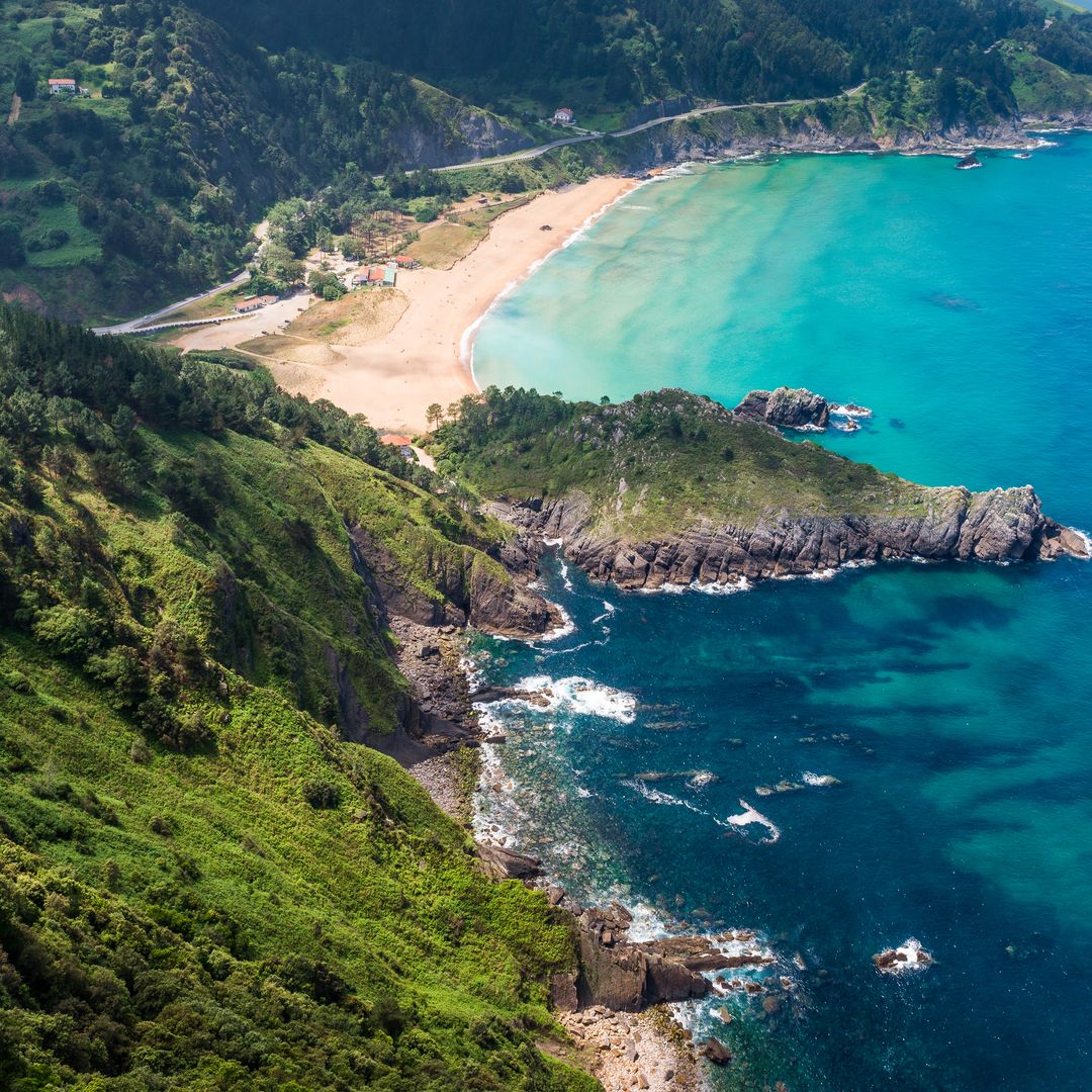 Panorámica de la Reserva de la Biosfera de Urdaibai, en Vizcaya
