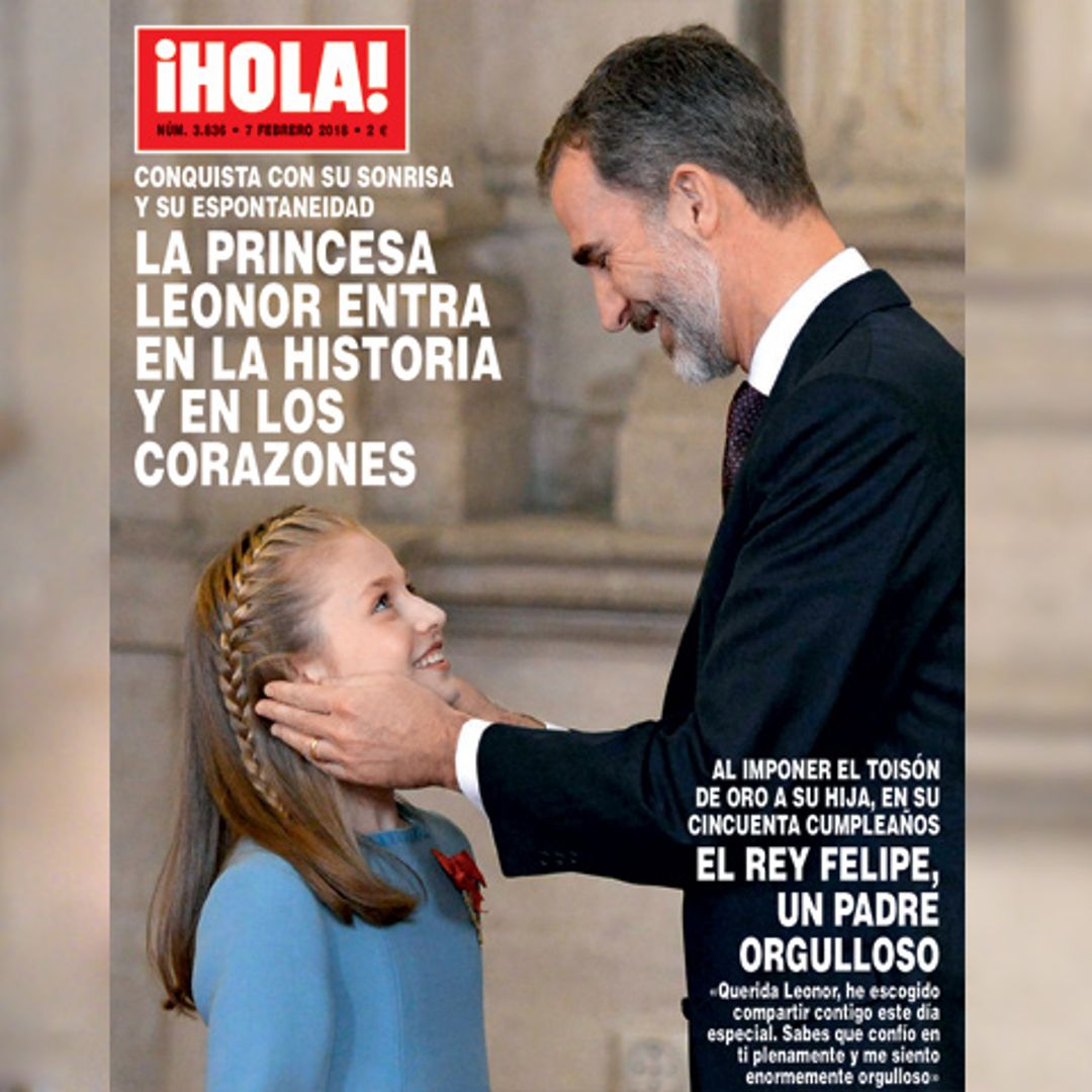 En ¡HOLA!: la princesa Leonor entra en la historia y en los corazones