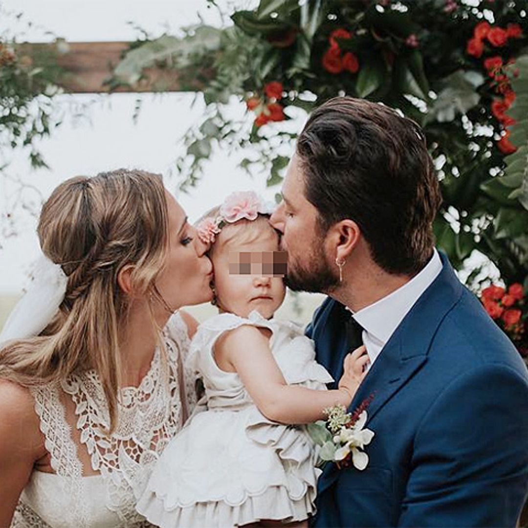 Su hija Chloe, la otra protagonista de la boda de Manuel Carrasco y Almudena Navalón