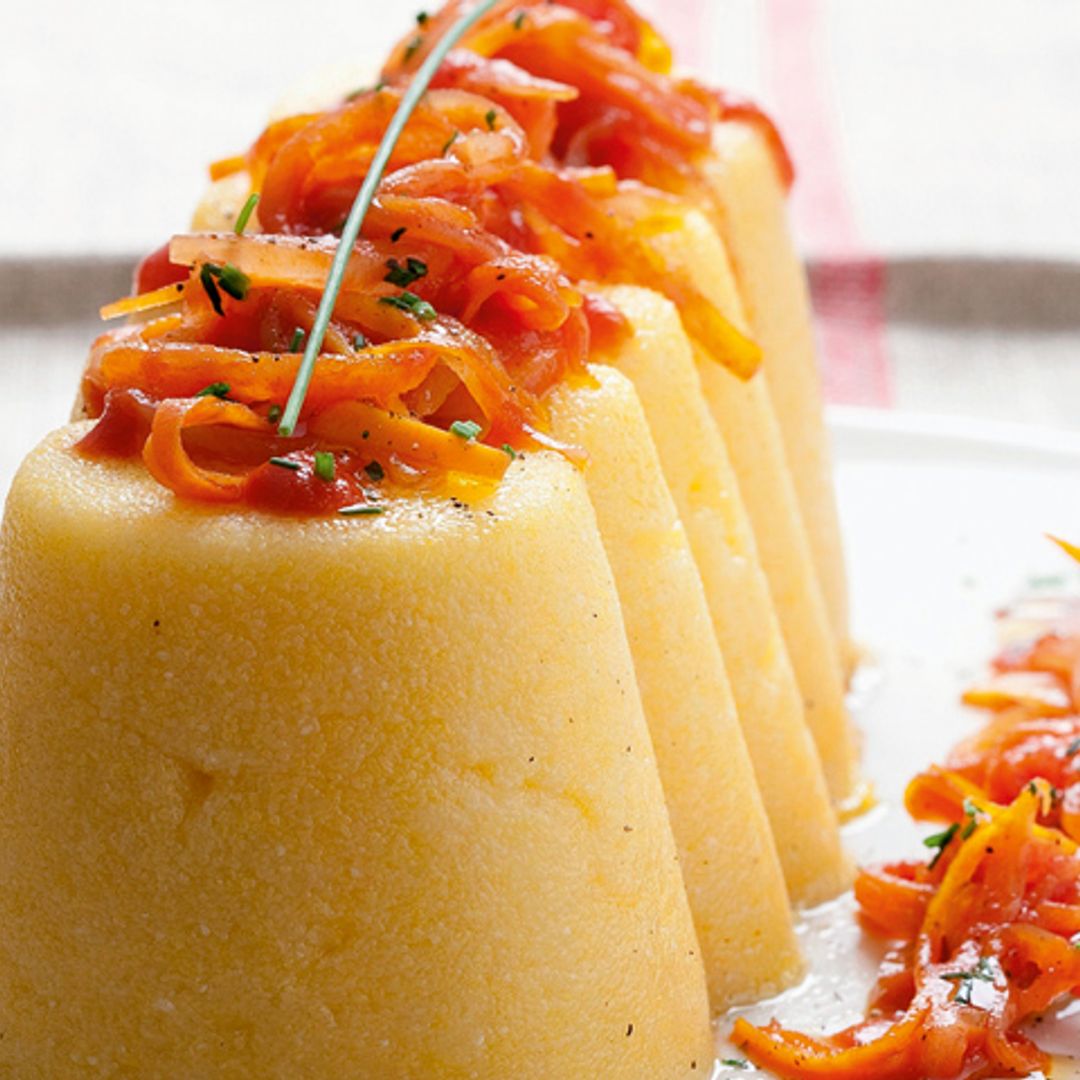 Flanes veganos de pimientos y patatas