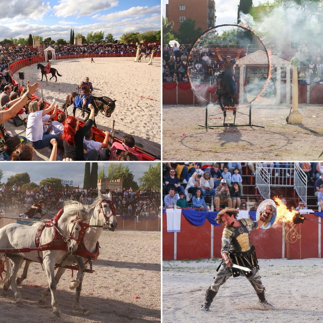 Collage de El Gran Circus Maximus de Alcalá de Henares