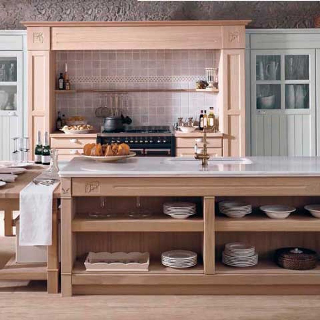 Cocinas con aire rústico: del campo a la ciudad