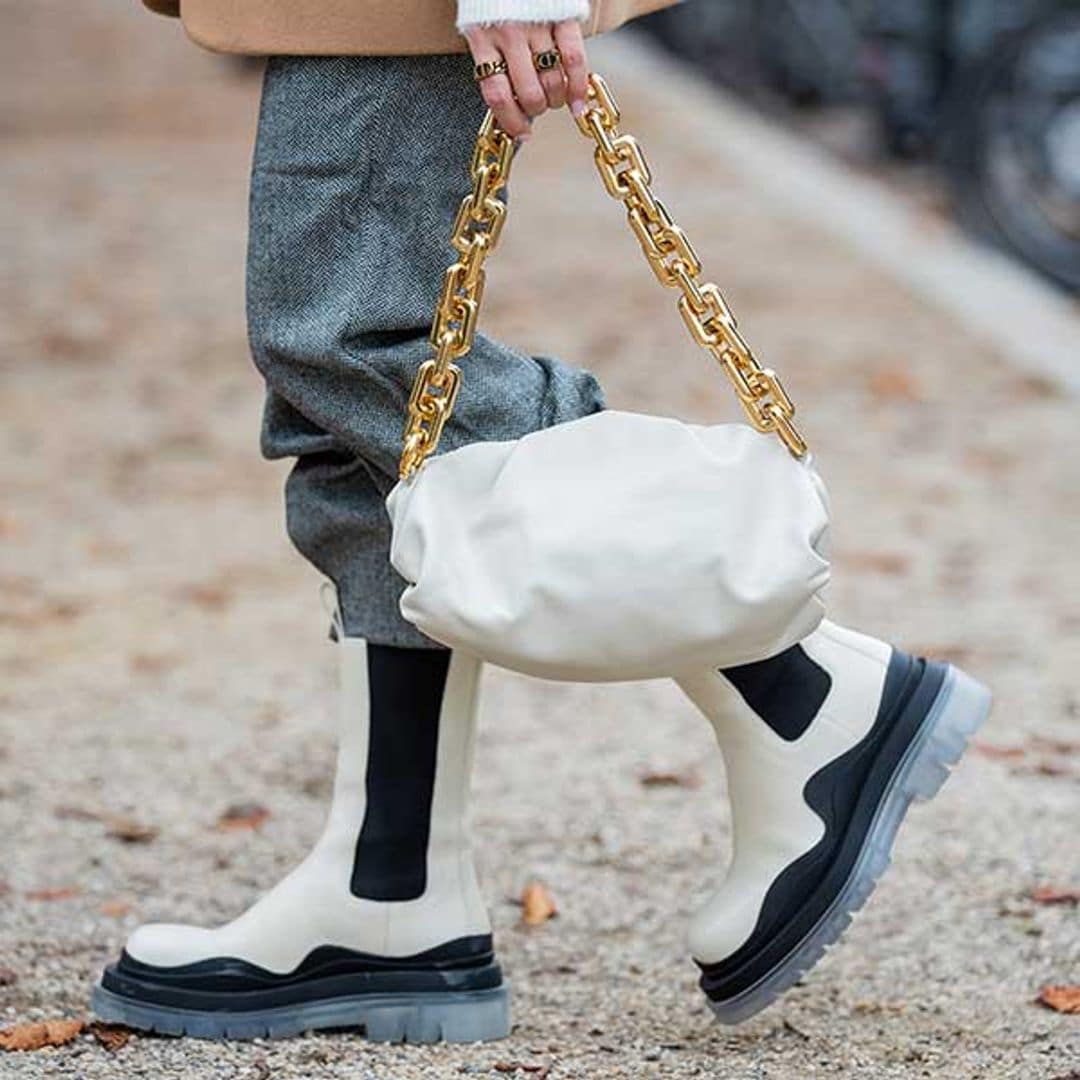 Zapatillas blancas chunky best sale