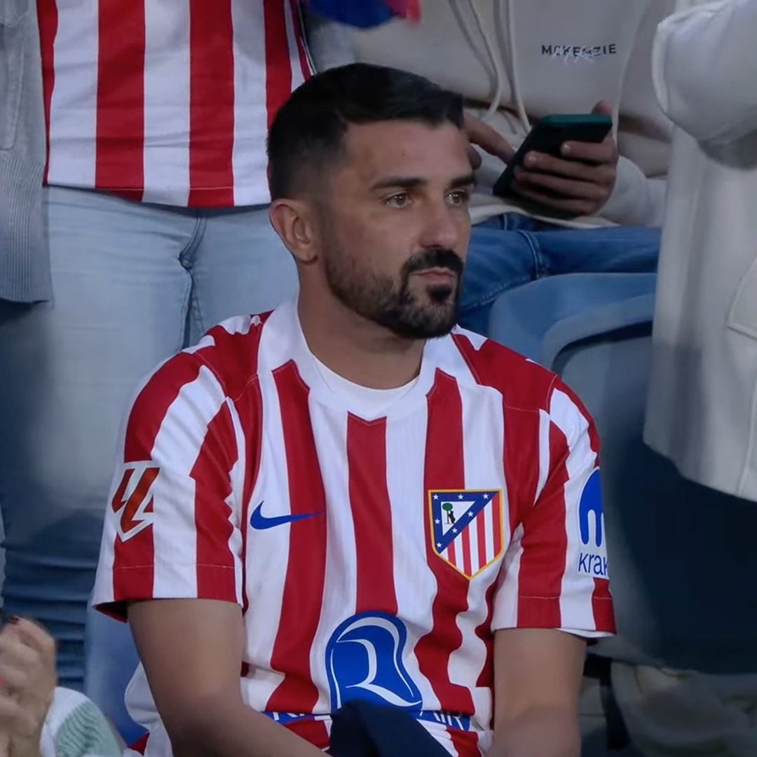 El hijo de David Villa, un 'mini colchonero' que sigue los pasos de su padre: "Me da muchos consejos y le quiero mucho"