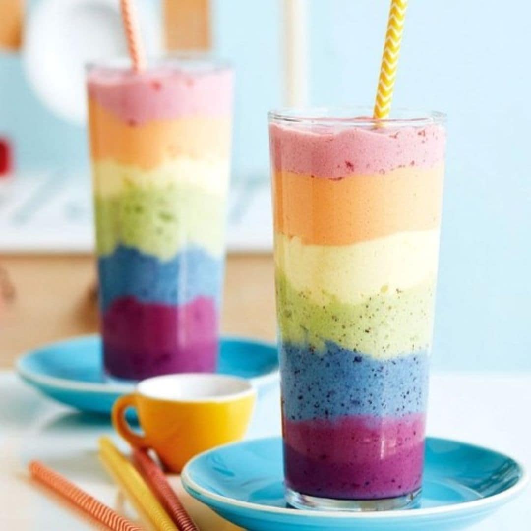 'Smoothie' de frutas multicolor
