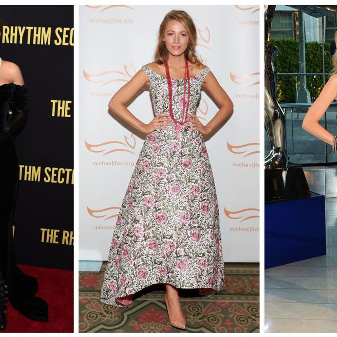 Si quieres dar un toque ‘retro’ a tus looks ¡Blake Lively será tu inspiración!