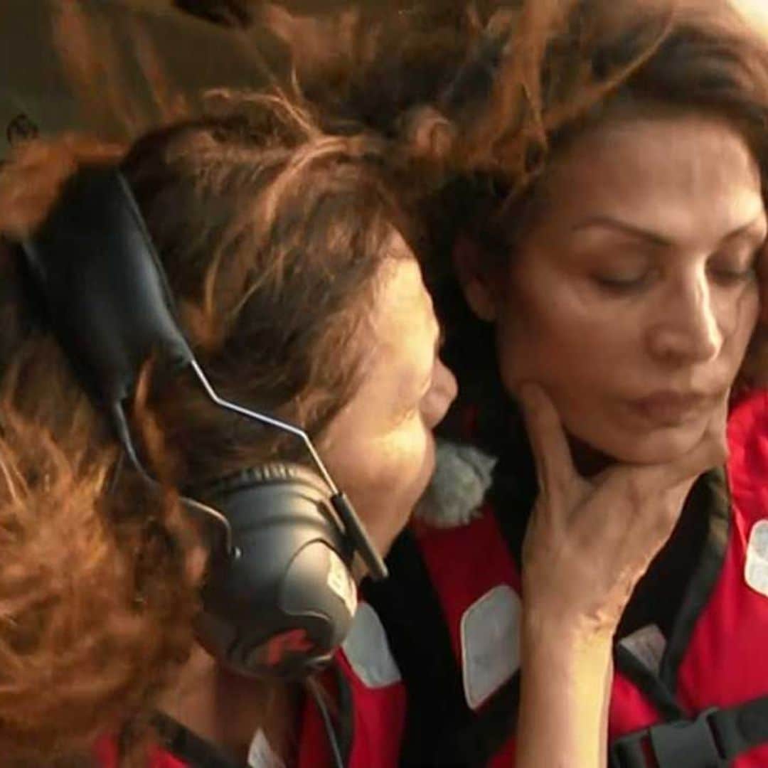 El agónico salto de Azúcar Moreno: 'O te tiras o te tiras'