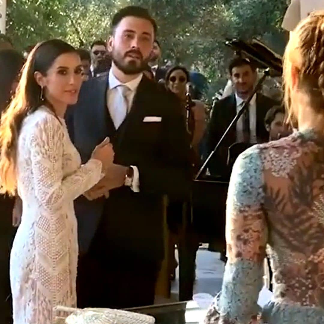 Davide, hijo de Carlo Ancelotti, da el 'sí, quiero' a la artista sevillana Ana Galocha
