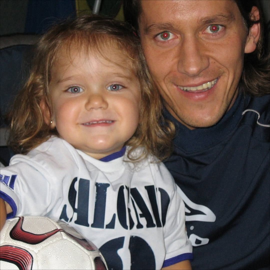 Malu Salgado felicita a su padre, Michel Salgado, por su 50 cumpleaños