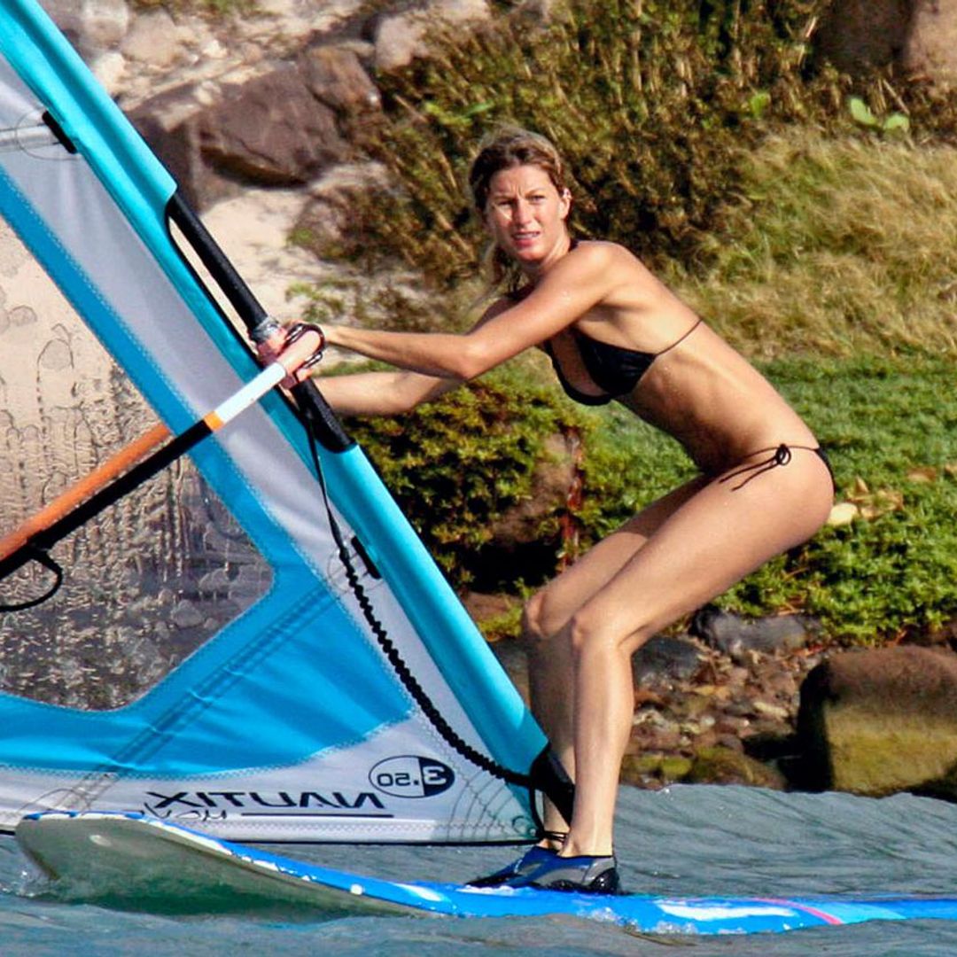 Gisele Bündchen surfea la ola y su nueva vida a punto de cumplirse un año de su separación