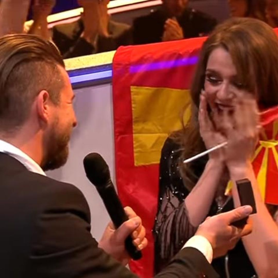 ¡Una petición de mano en directo y un embarazo! ¿Quién pensaba que Eurovisión era sólo música?