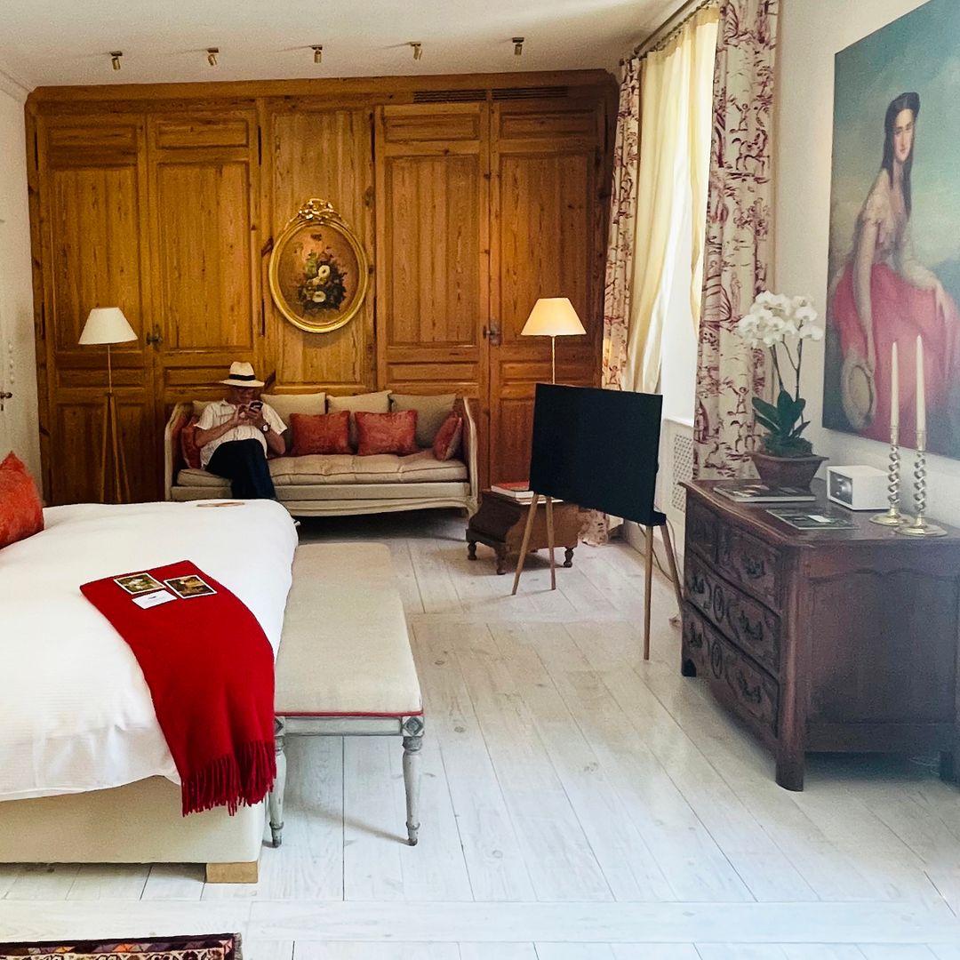 Habitación de la Grande Maison de Les Prés d'Eugénie, Las Landas, Francia