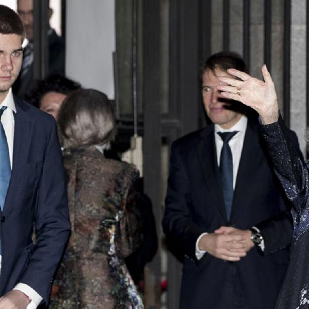 La reina Sofía asiste con su nieto Juan Urdangarin a un original concierto benéfico
