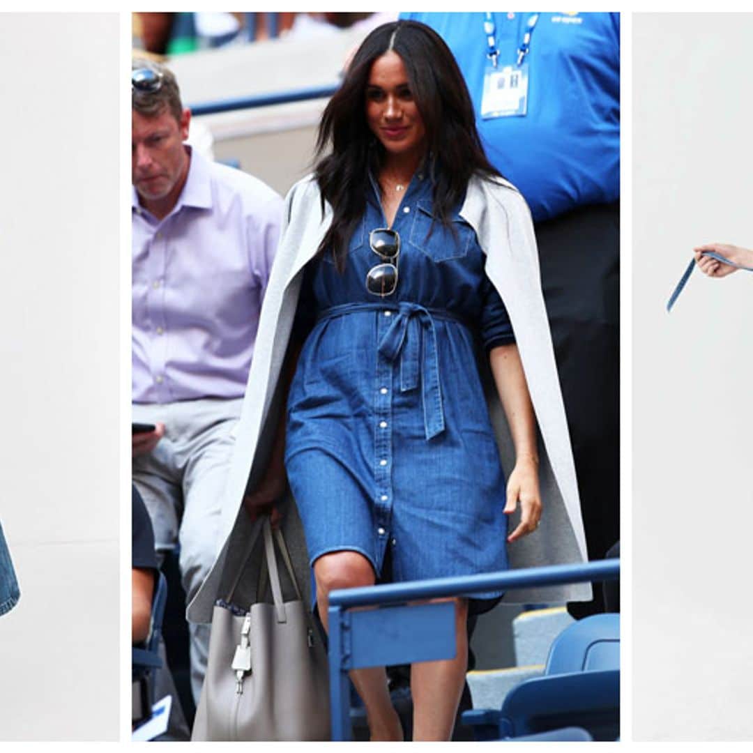 ¡A lo Meghan Markle! 8 vestidos denim ideales para el otoño