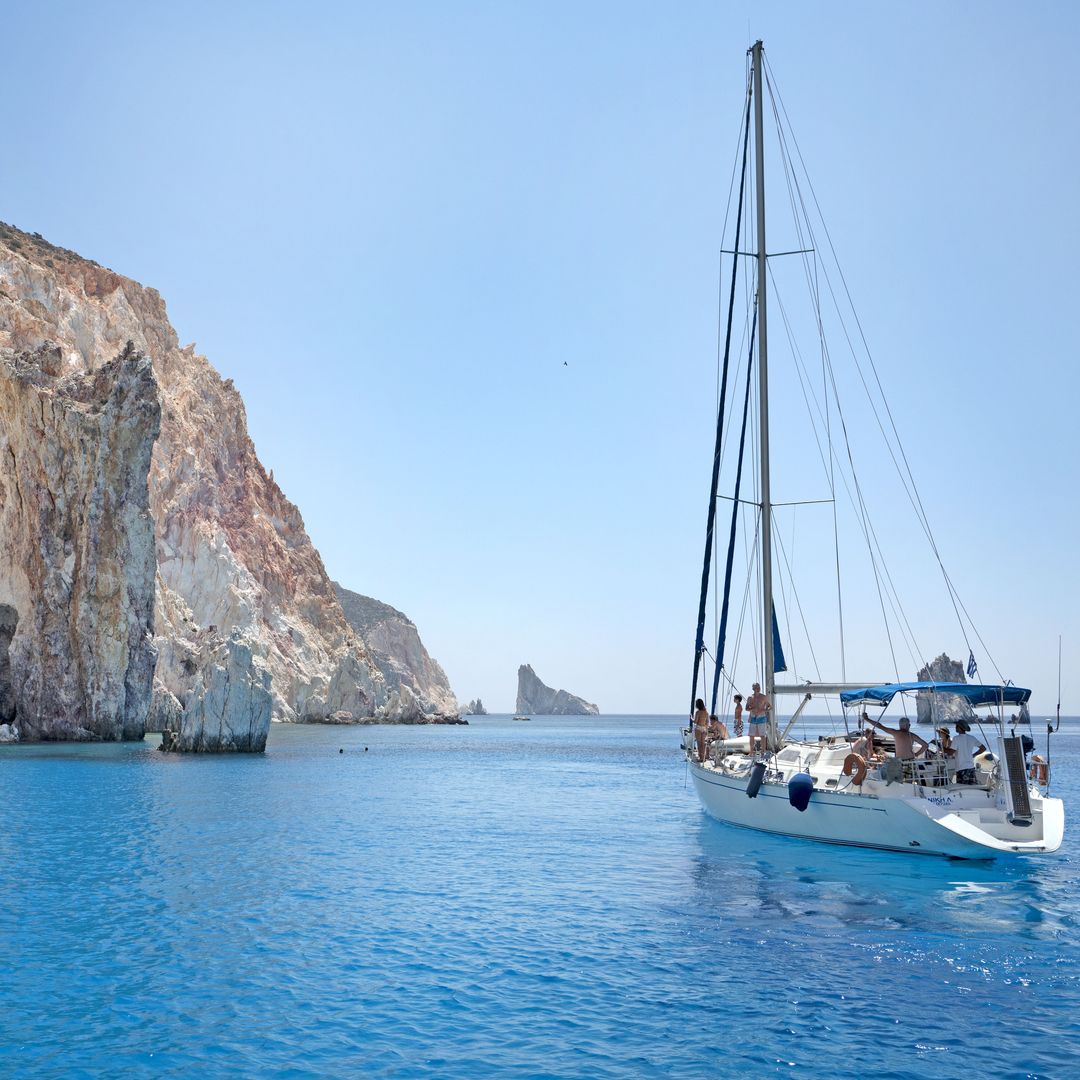 Isla deshabitada de Poliegos, Grecia