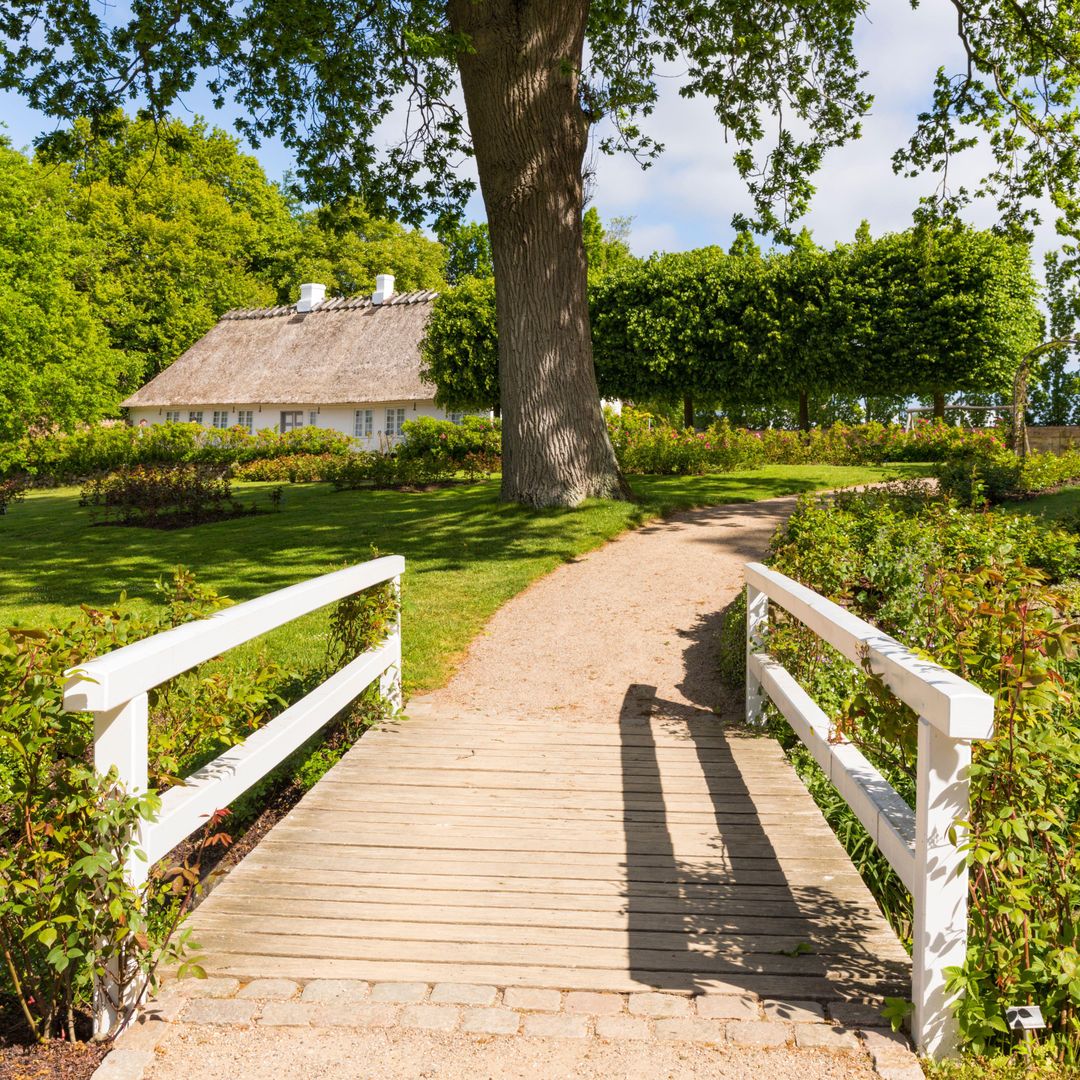 Jardines del palacio de Grasten, Dinamarca
