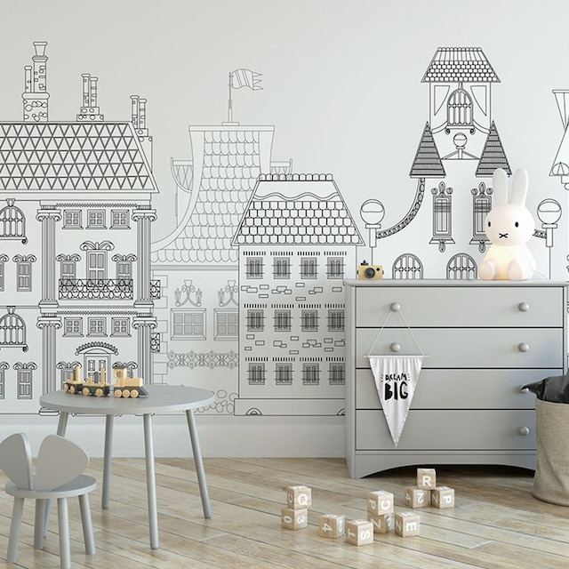 mural decorativo ninos