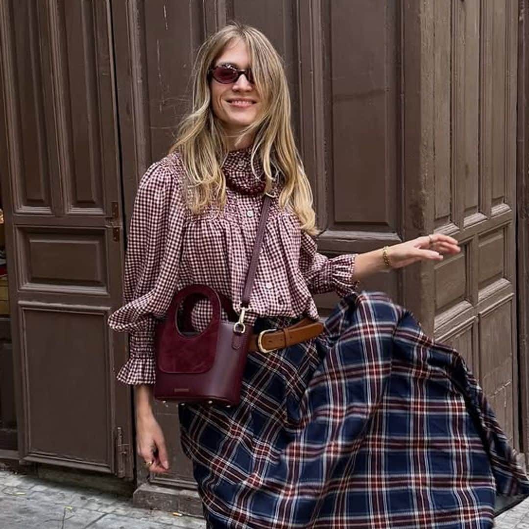 Esta es la falda estampada que cada mañana veo a las madrileñas del barrio de Almagro camino a la oficina