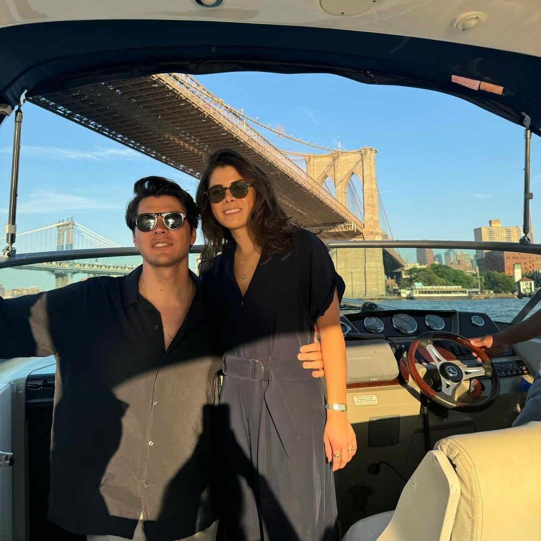 La romántica cita de Paulina Peña y su esposo en Nueva York