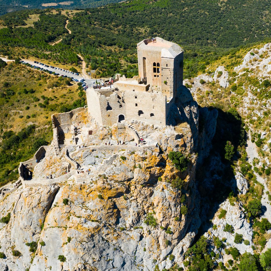 Castillo de Quéribus, Aude, Languedoc-roussillon, Patrimonio de la Humanidad, Francia