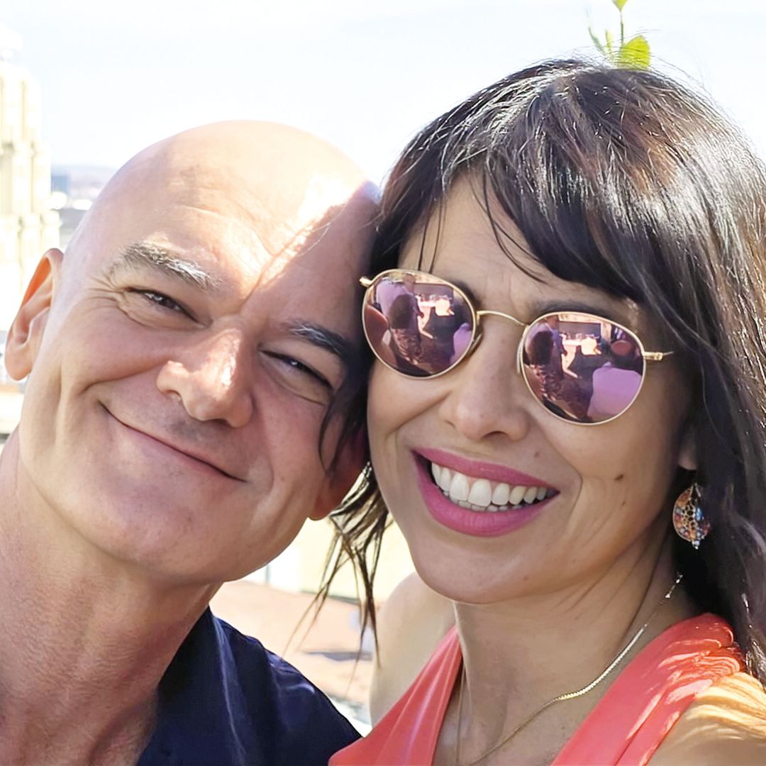 Una imagen de Piquero junto con Pedro, su pareja
