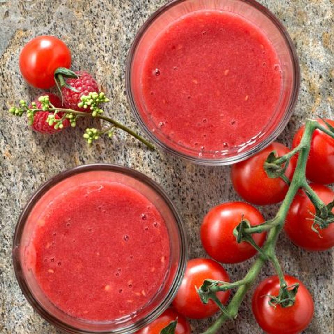 Gazpacho de frambuesas