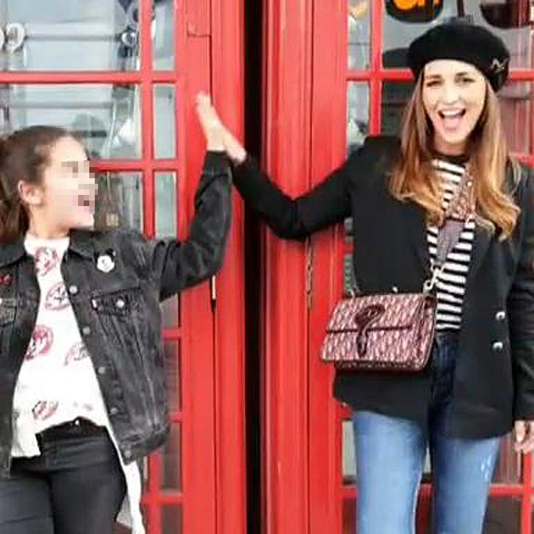Paula Echevarría y su hija Daniella, como dos auténticas 'british' en Gibraltar