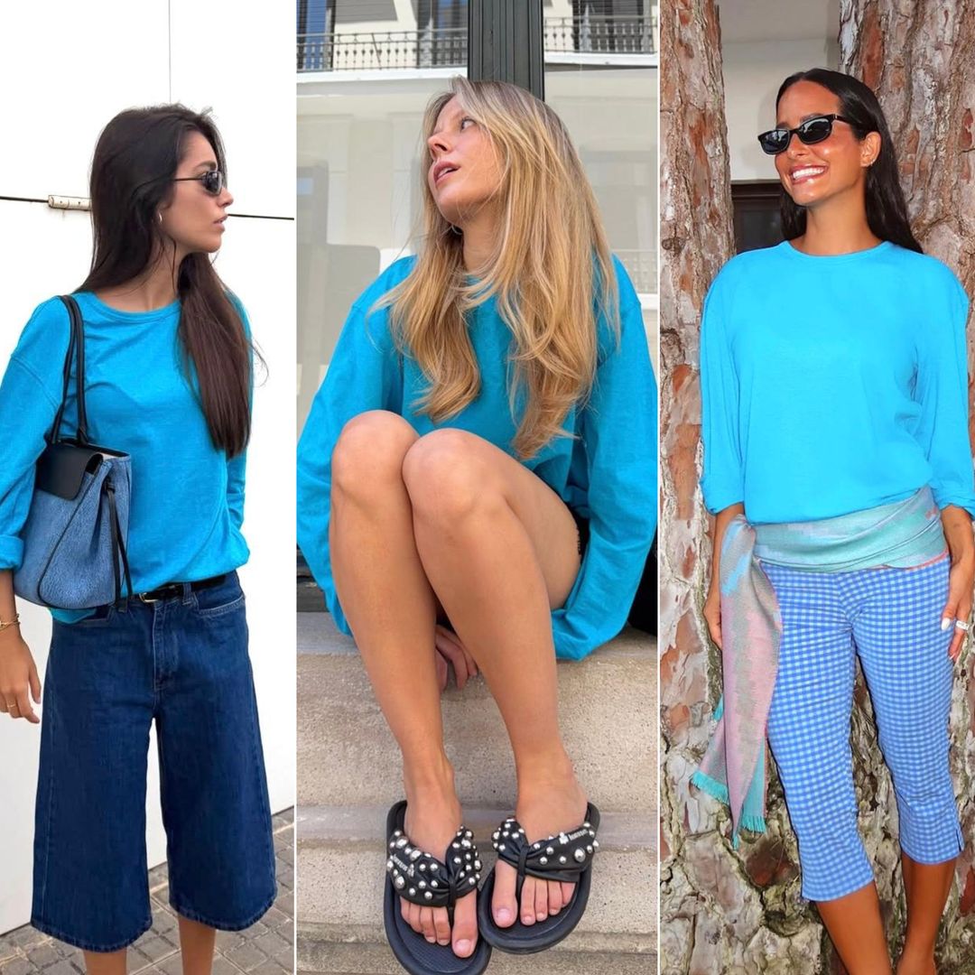 El jersey azul que no paras de ver en Instagram y llevan las chicas más estilosas tiene una versión asequible que merece la pena fichar