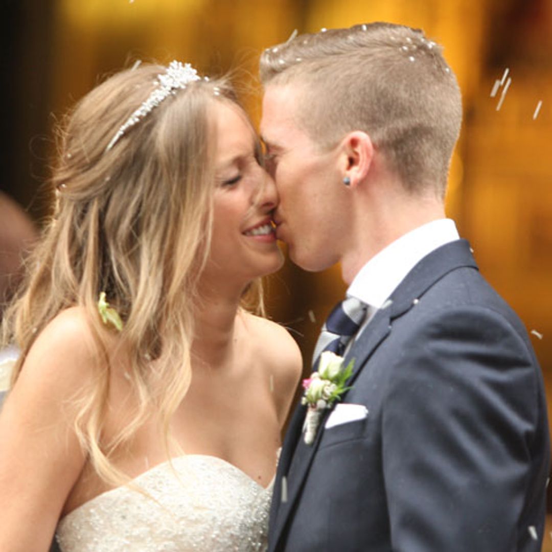 El futbolista Iker Muniain se ha casado con Andrea Sesma en Bilbao