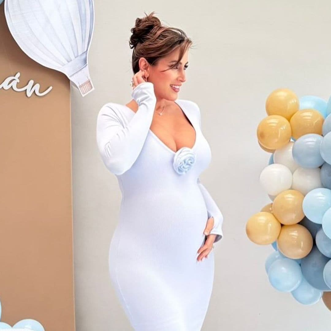 Con una nueva foto, Sofía Rivera Torres muestra lo mucho que ha crecido su bebé en dos semanas
