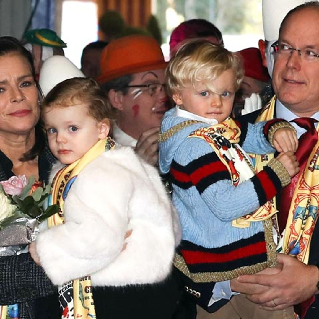 Jacques y Gabriella de Mónaco descubren la magia del circo