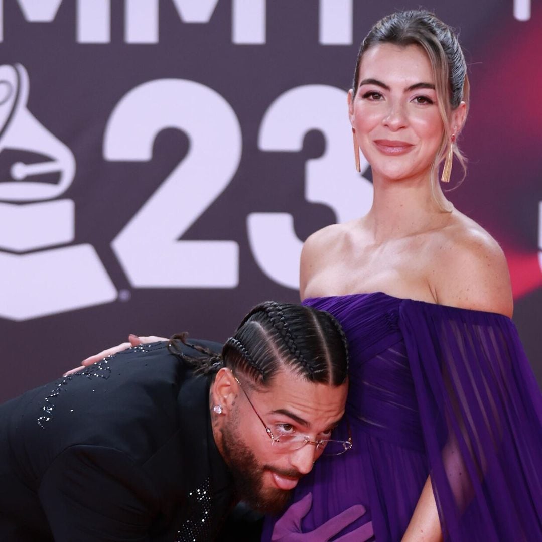 Susana Gómez, la pareja de Maluma, presume su pancita en los Latin GRAMMY 2023