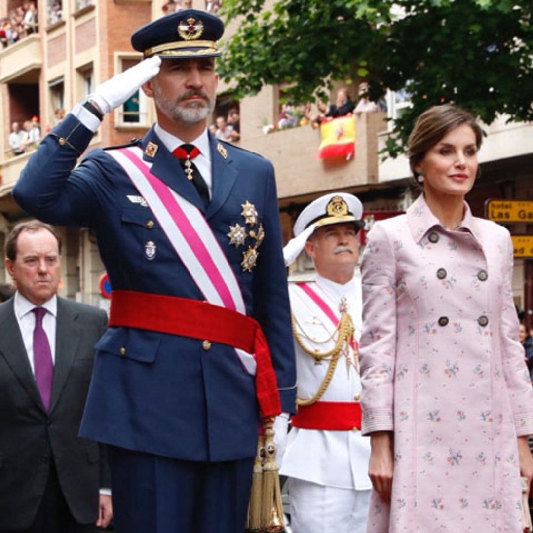 Los Reyes presiden, por segunda vez fuera de Madrid, el tradicional desfile de las Fuerzas Armadas