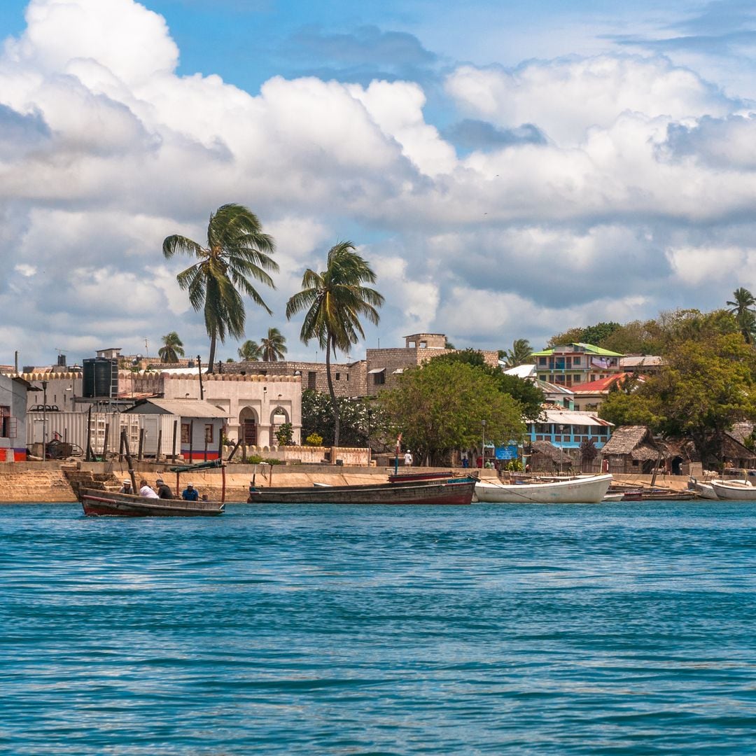 Paseo marítimo del casco antiguo de Lamu, Patrimonio de la Humanidad, Kenia