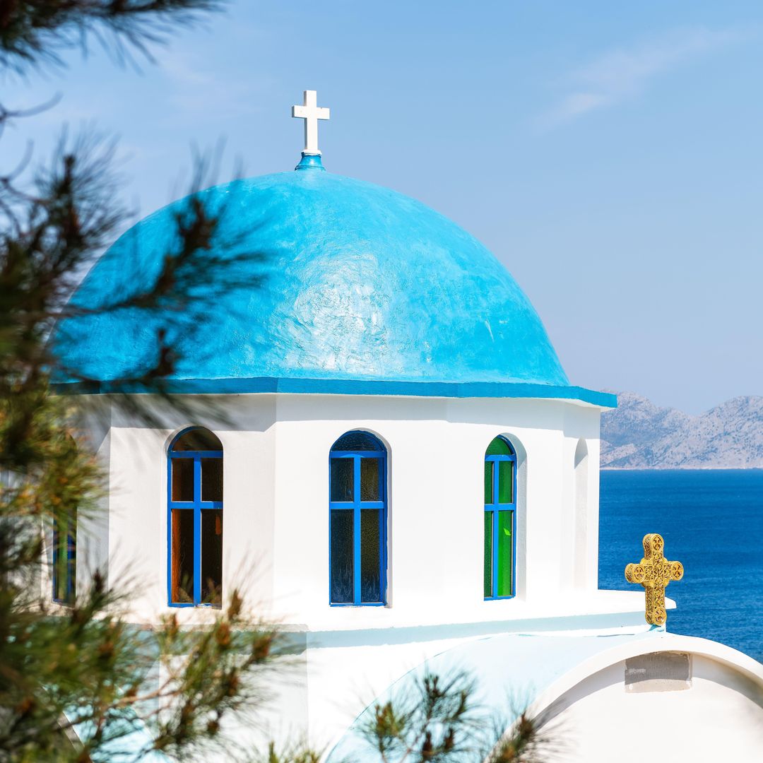 Iglesia de la Anunciación (Analipsi), Therma, isla de Icaria, Grecia
