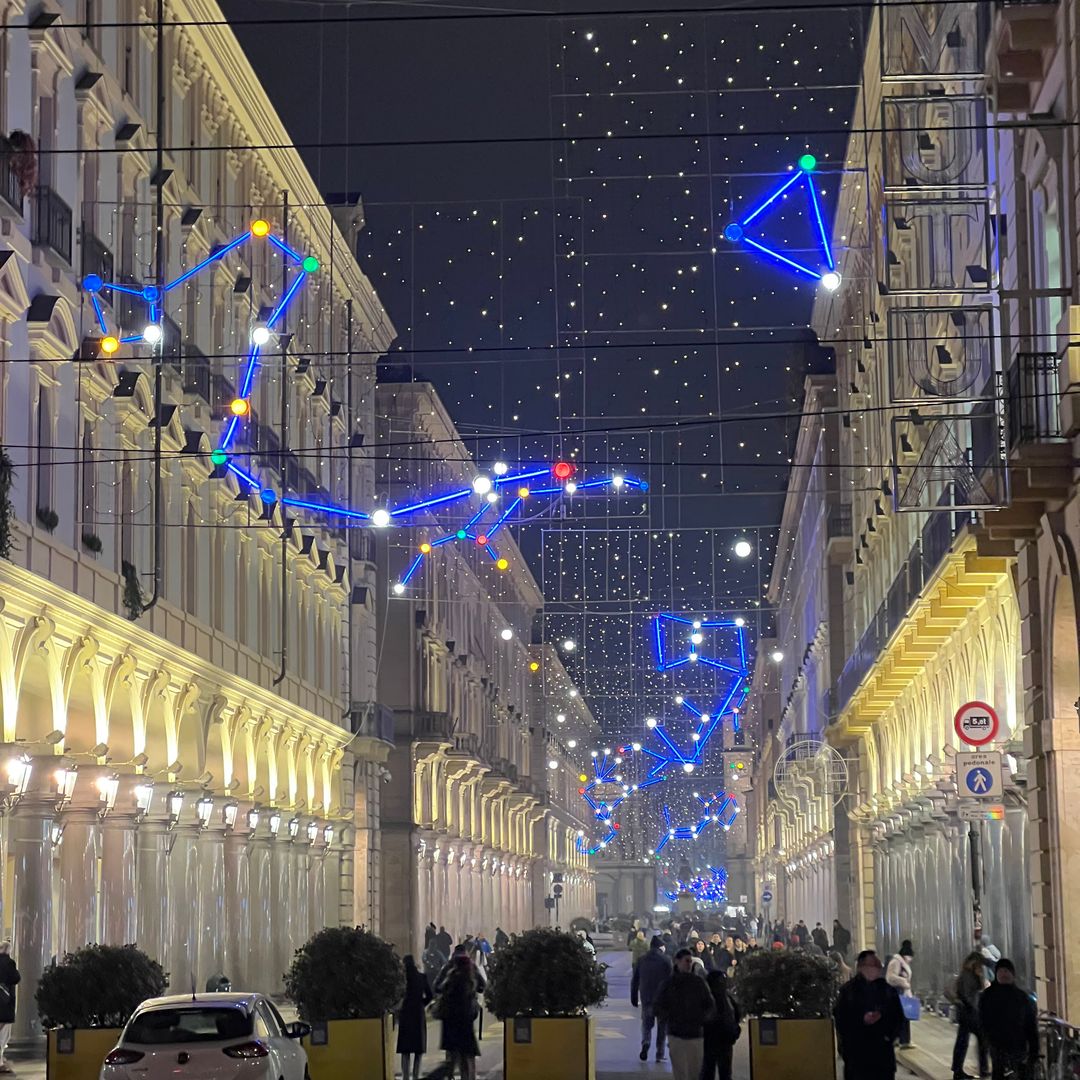 Decoración navideña de Turín, Italia