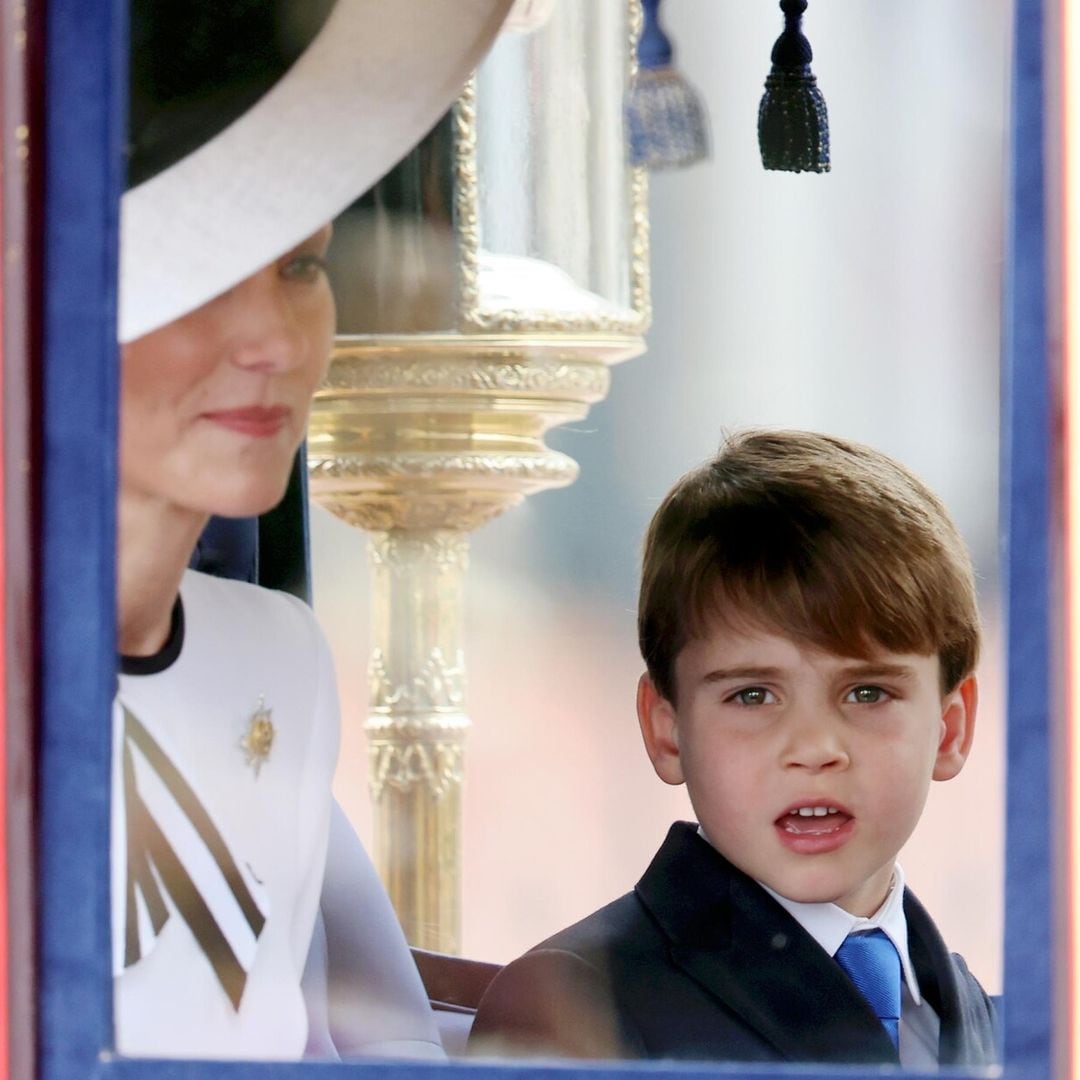 El tierno baile del príncipe Louis que provocó la sonrisa de Kate Middleton durante el Trooping the Colour