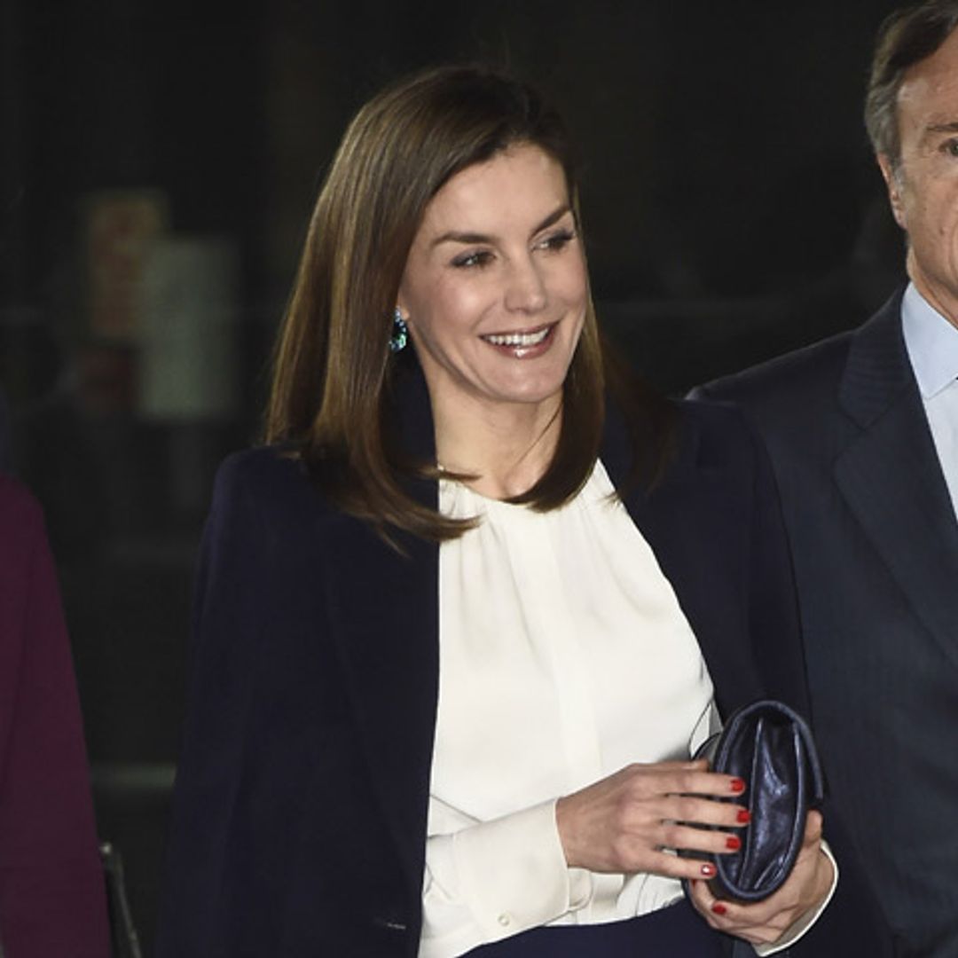 Doña Letizia: 'Una persona a la que quiero muchísimo acaba de ser diagnosticada de un cáncer muy complicado'