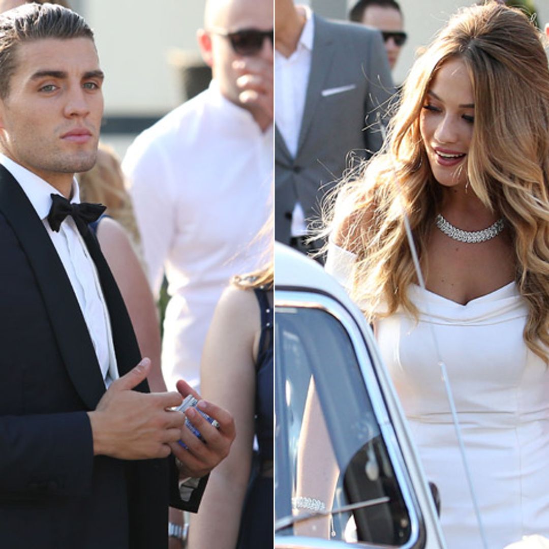 El enlace croata y repleto de curiosos del futbolista Mateo Kovacic e Izabel Andrijanic