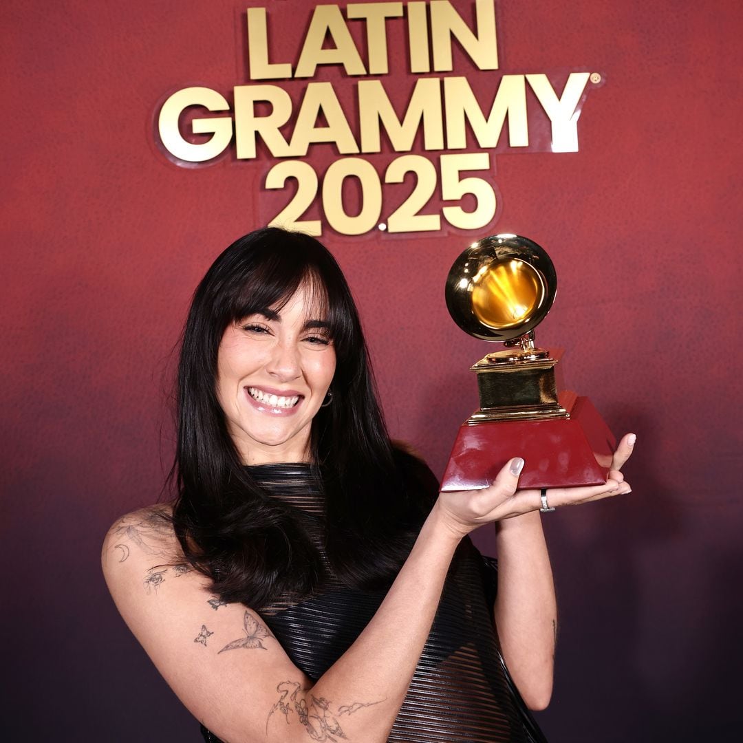 Aitana gana su primer Latin Grammy y se lo dedica a Plex: "Gracias a mi novio, que le quiero con todo mi corazón"