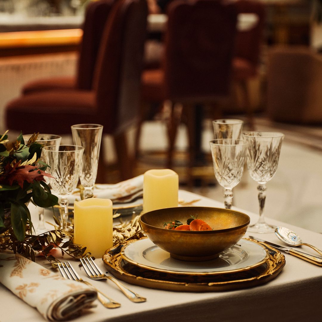 Mesa de Navidad en el Hotel El Palace de Madrid