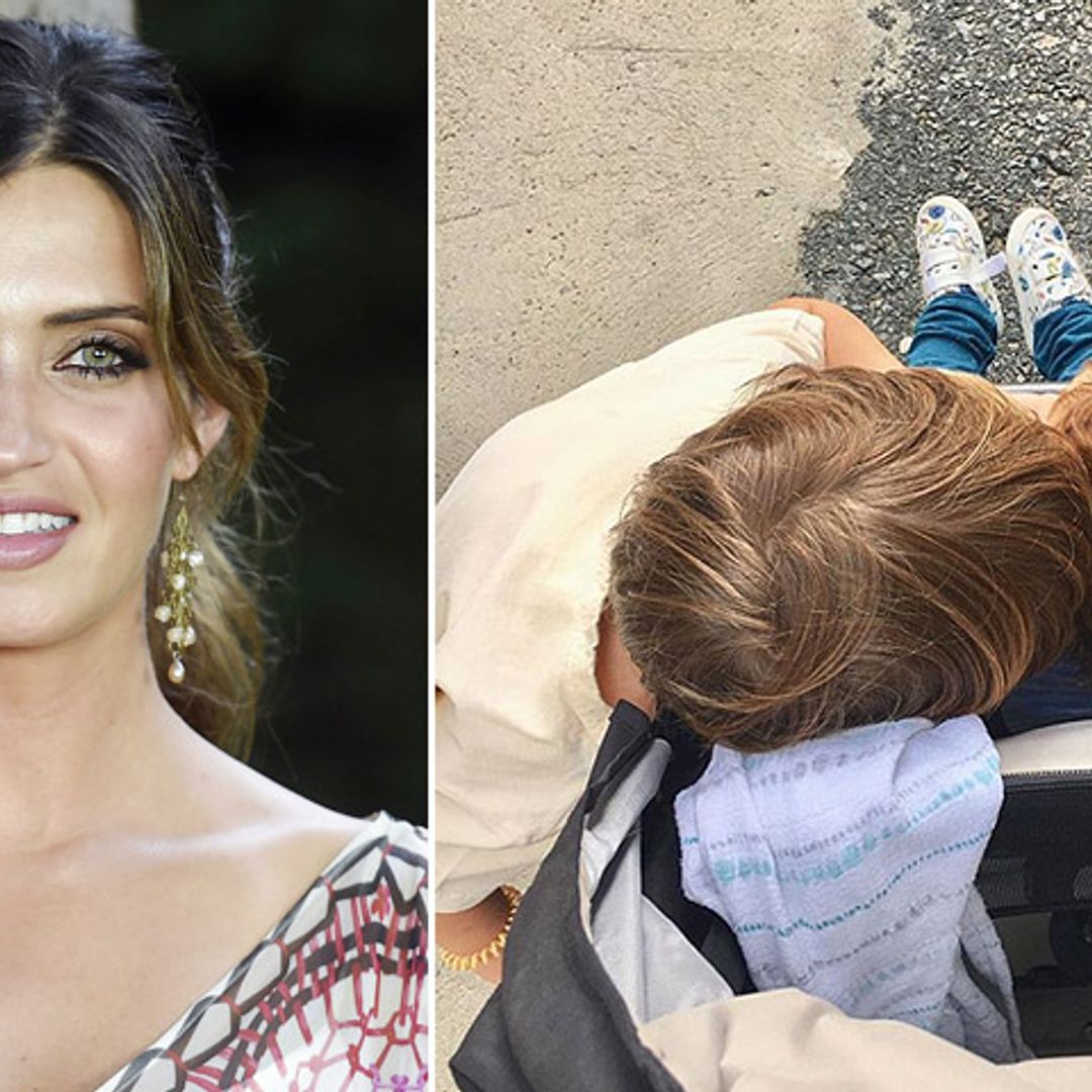 ¿Dónde se ha ido Sara Carbonero con sus dos 'rubios peligrosos'?