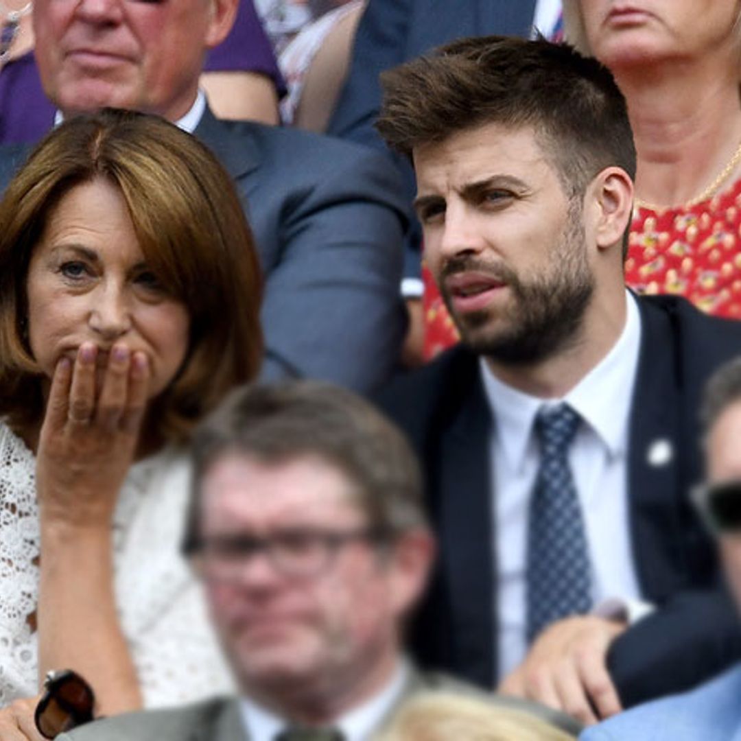 ¿Qué hacían juntos Gerard Piqué y la madre de la duquesa de Cambridge?