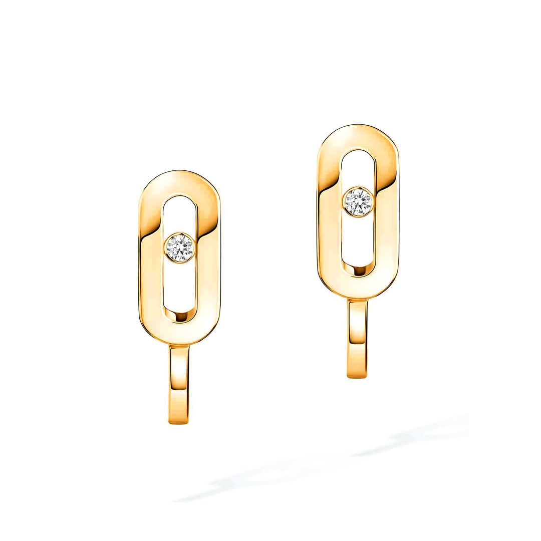 Pendientes de oro y diamanes (1.750 €), de Messika