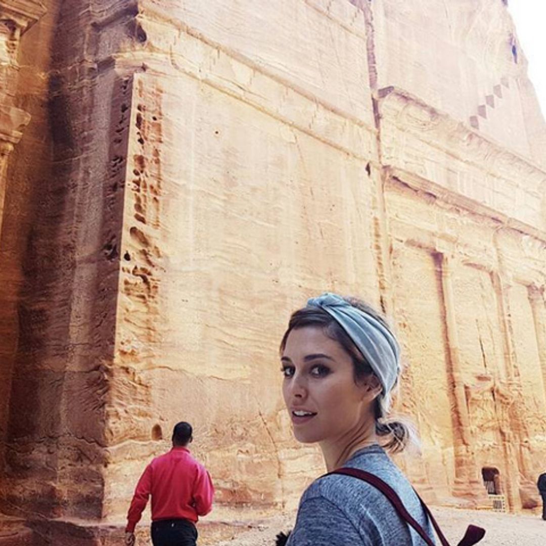Blanca Suárez, 'flipando' en Jordania con Jesús Calleja
