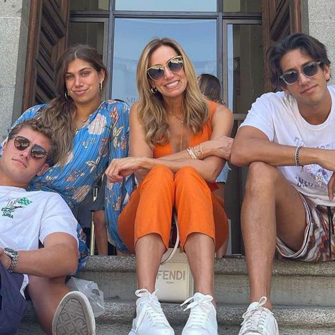 Lili Estefan disfruta de Europa con sus hijos y su yerno